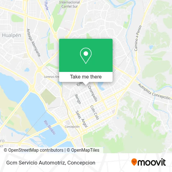 Gcm Servicio Automotriz map