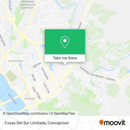 Fosas Del Sur Limitada map