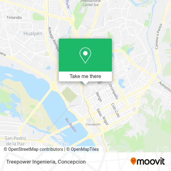 Treepower Ingenieria map