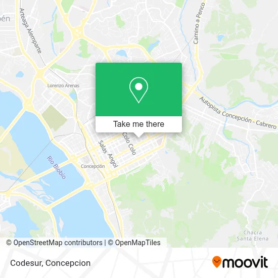 Codesur map