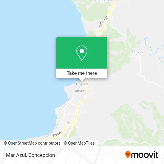 Mar Azul map