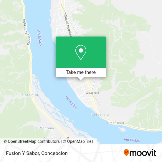 Fusion Y Sabor map