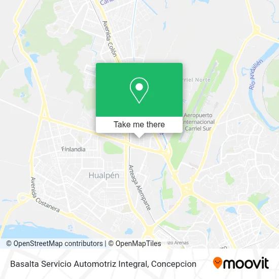 Basalta Servicio Automotriz Integral map