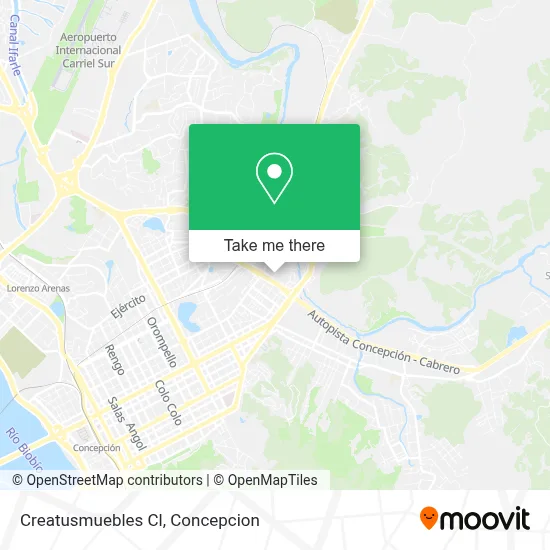 Creatusmuebles Cl map