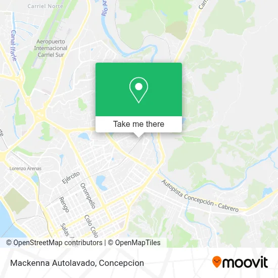 Mackenna Autolavado map