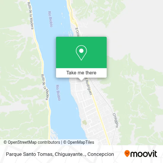 Parque Santo Tomas, Chiguayante.. map