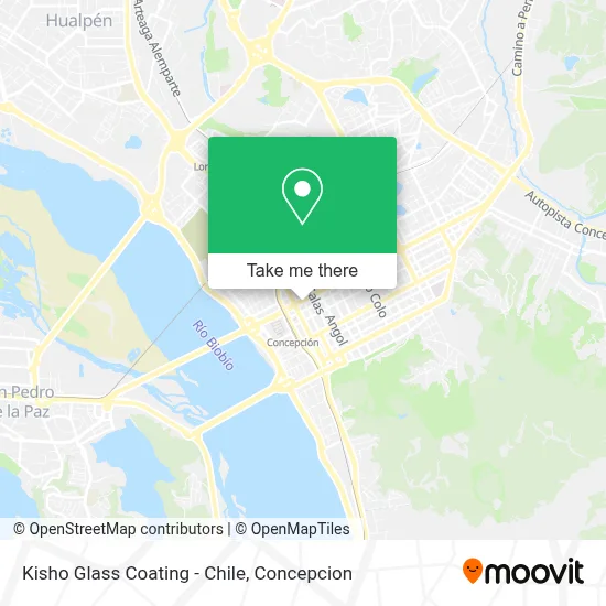 Kisho Glass Coating - Chile map