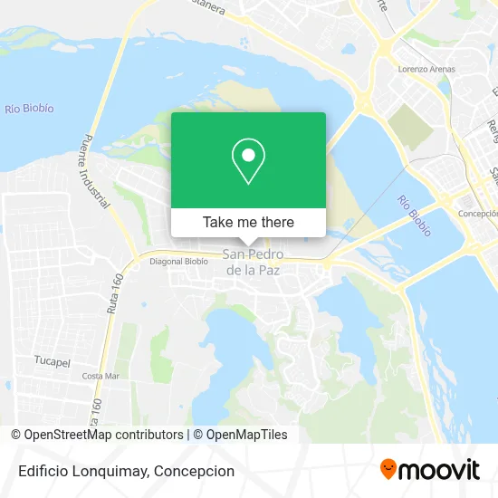 Edificio Lonquimay map