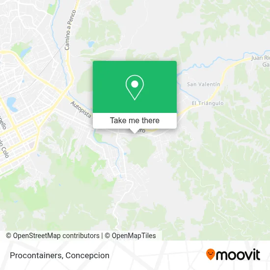 Procontainers map