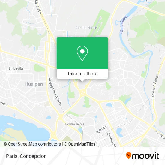 Paris map