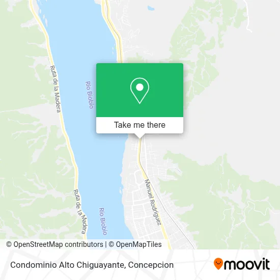 Condominio Alto Chiguayante map