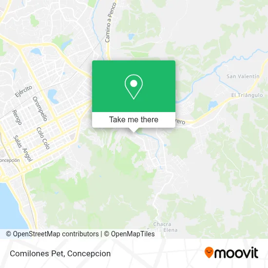 Comilones Pet map