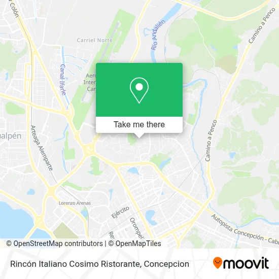 Rincón Italiano Cosimo Ristorante map