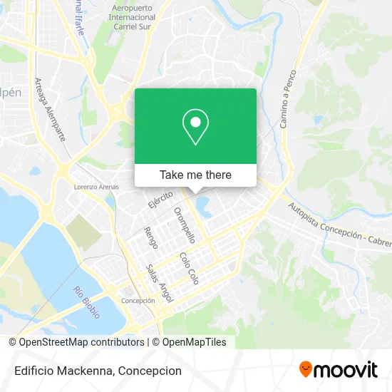 Edificio Mackenna map