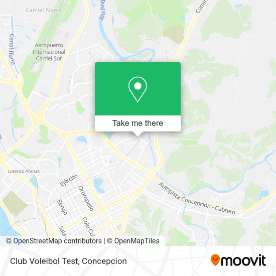 Club Voleibol Test map
