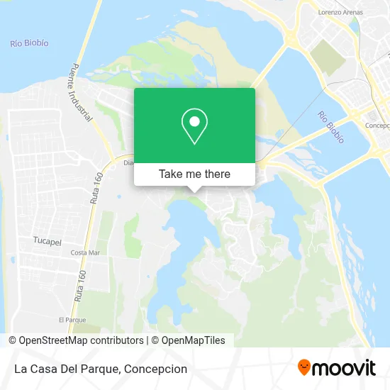 La Casa Del Parque map