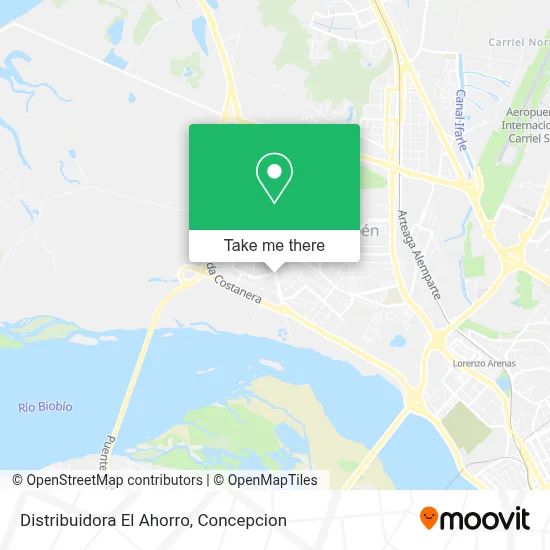 Distribuidora El Ahorro map