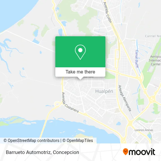 Barrueto Automotriz map