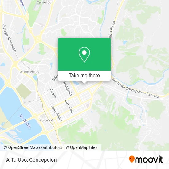 A Tu Uso map
