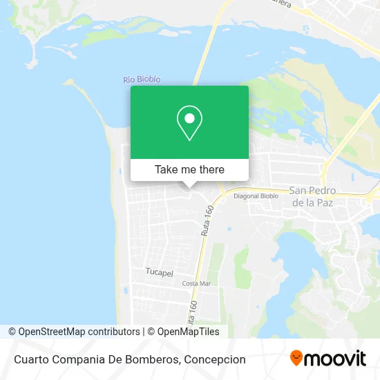 Cuarto Compania De Bomberos map