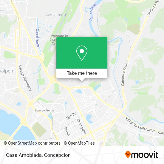Casa Amoblada map