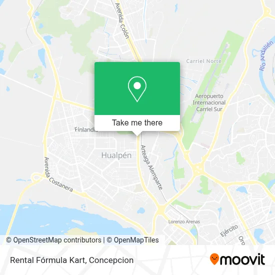 Rental Fórmula Kart map