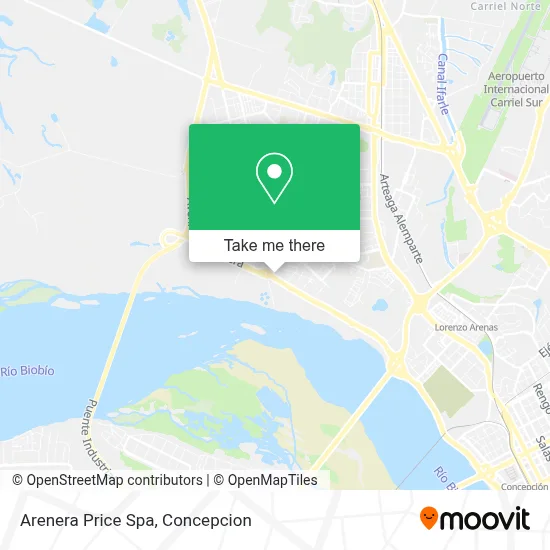Arenera Price Spa map