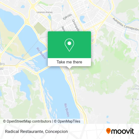 Radical Restaurante map
