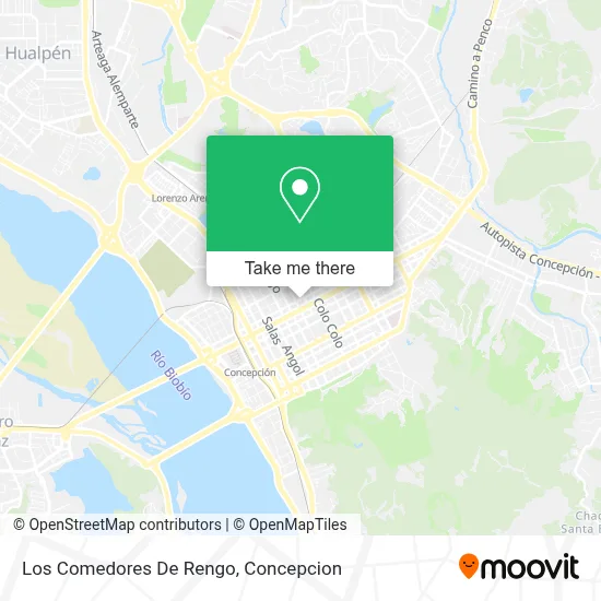Los Comedores De Rengo map