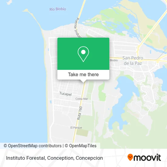 Instituto Forestal,  Conception map
