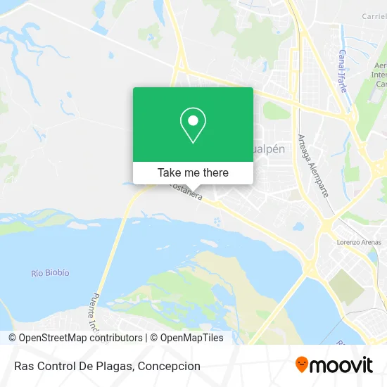 Ras Control De Plagas map