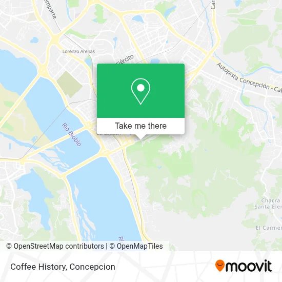 Coffee History map