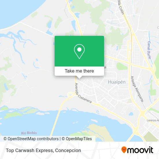 Top Carwash Express map