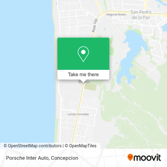 Porsche Inter Auto map