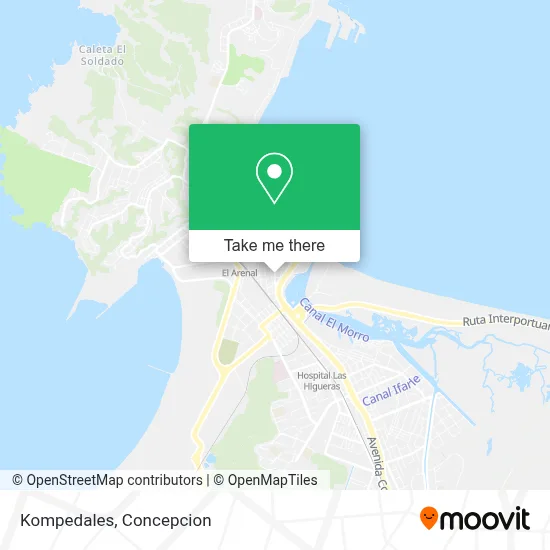 Kompedales map