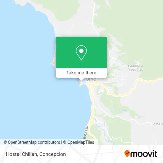 Hostal Chillan map