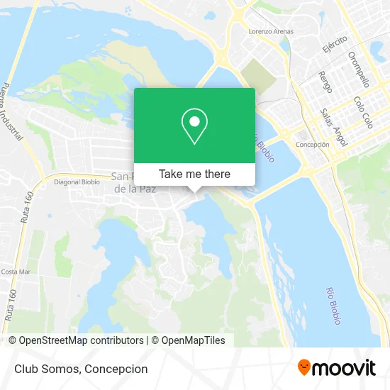 Club Somos map