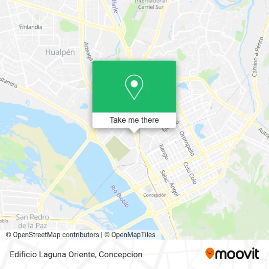 Edificio Laguna Oriente map