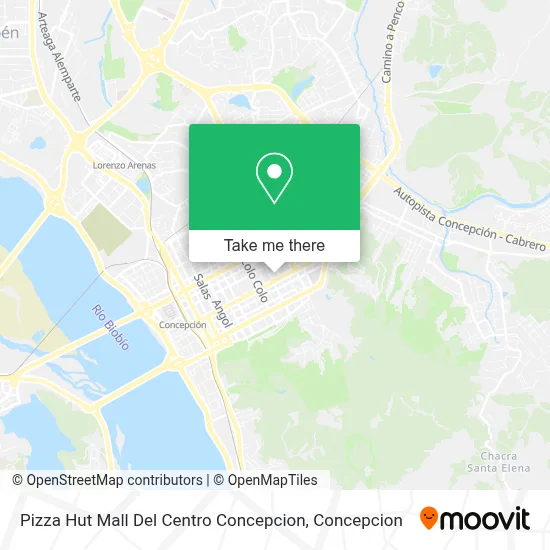 Pizza Hut Mall Del Centro Concepcion map