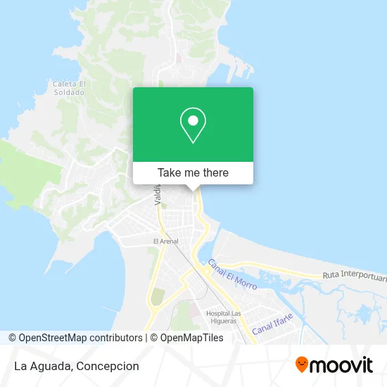 La Aguada map