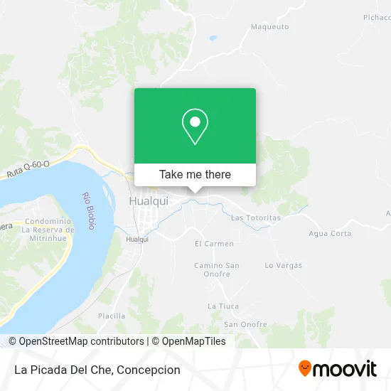 La Picada Del Che map