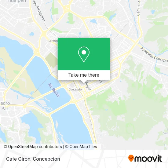 Cafe Giron map