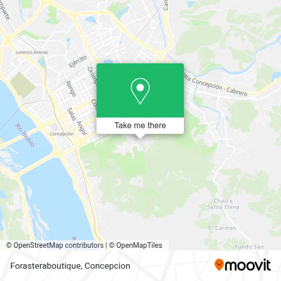 Forasteraboutique map
