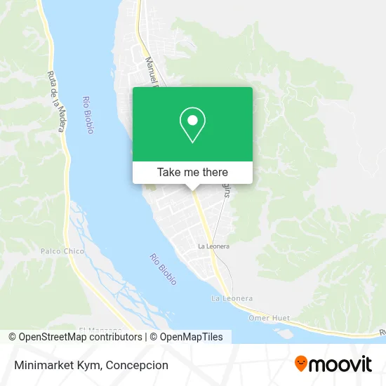 Minimarket Kym map