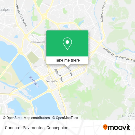 Conscret Pavimentos map