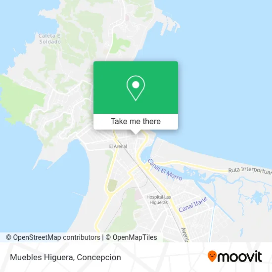 Muebles Higuera map