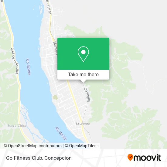 Go Fitness Club map