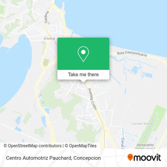 Centro Automotriz Pauchard map