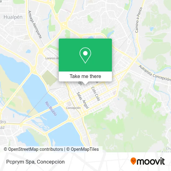 Pcprym Spa map
