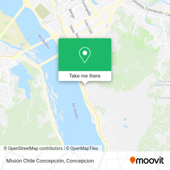 Misión Chile Concepción map